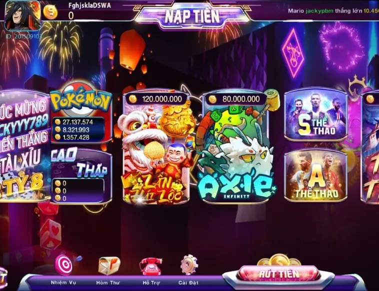 Trải Nghiệm Nổ Hũ Lân Hái Lộc 84Win Với Mẹo Quay Chuẩn Giúp Dễ Nổ Hũ Nhất